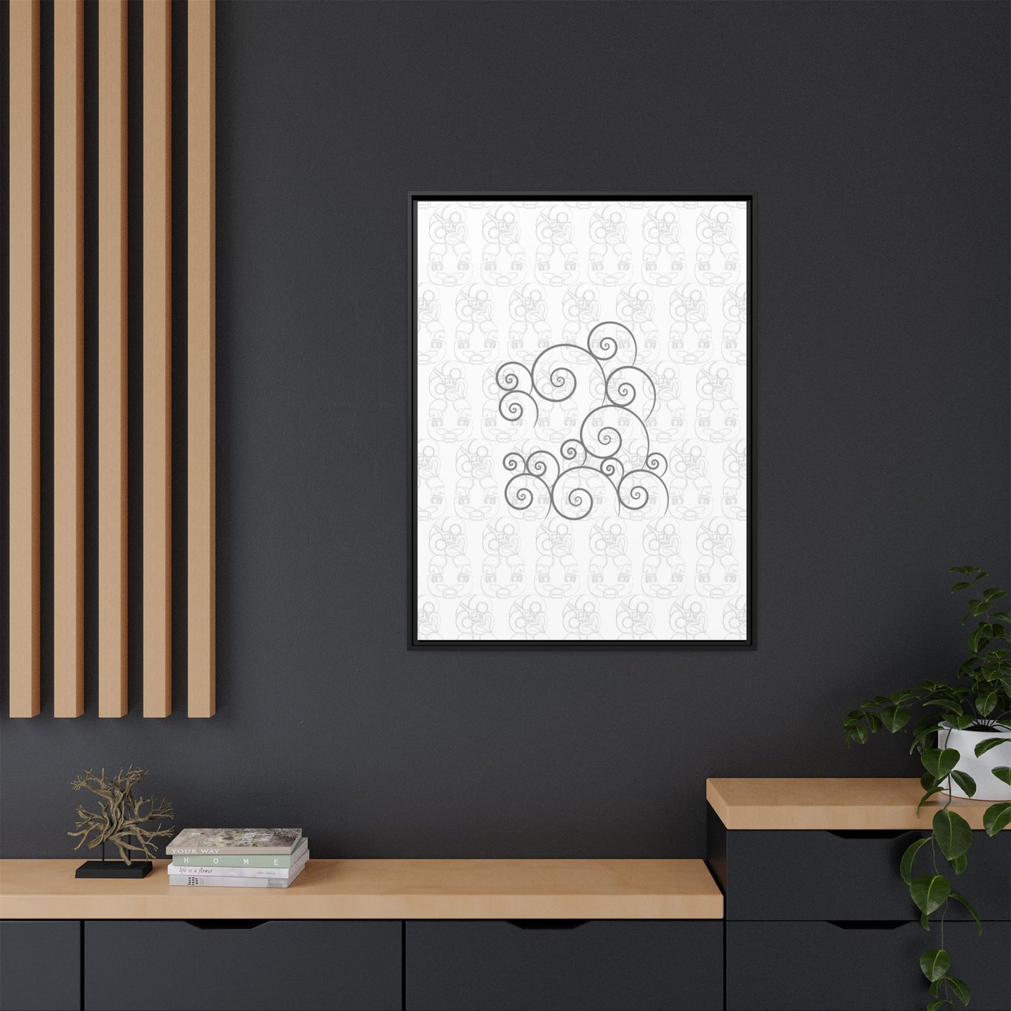 Hei Tiki Abstract Swirl