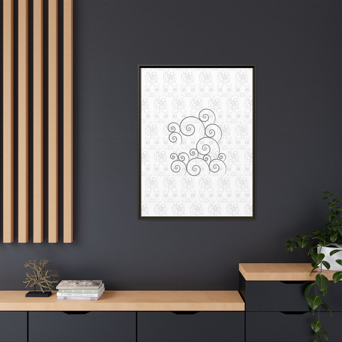 Hei Tiki Abstract Swirl