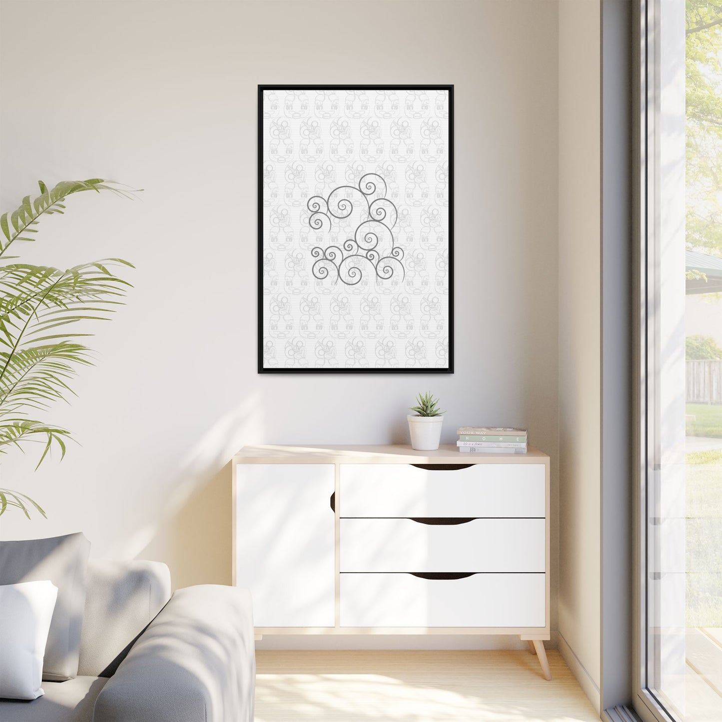 Hei Tiki Abstract Swirl