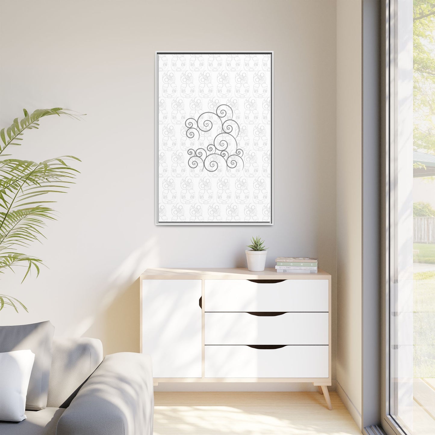 Hei Tiki Abstract Swirl