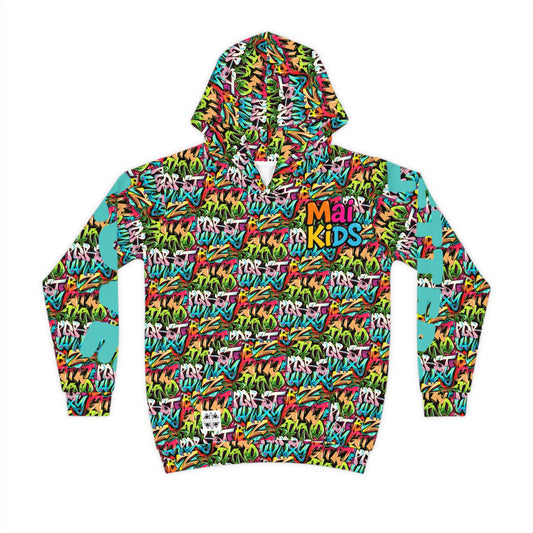 Love Letters Alphabet Hoodie Teal