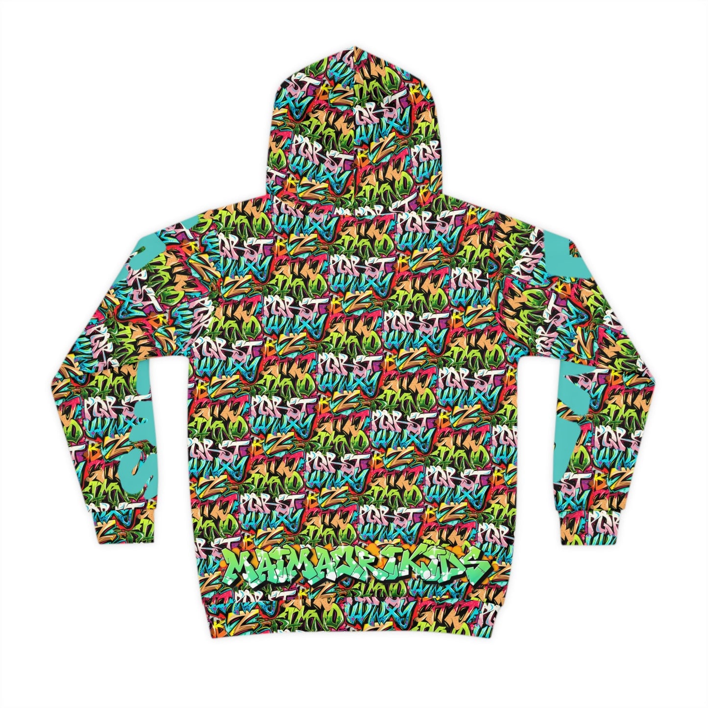 Love Letters Alphabet Hoodie Teal