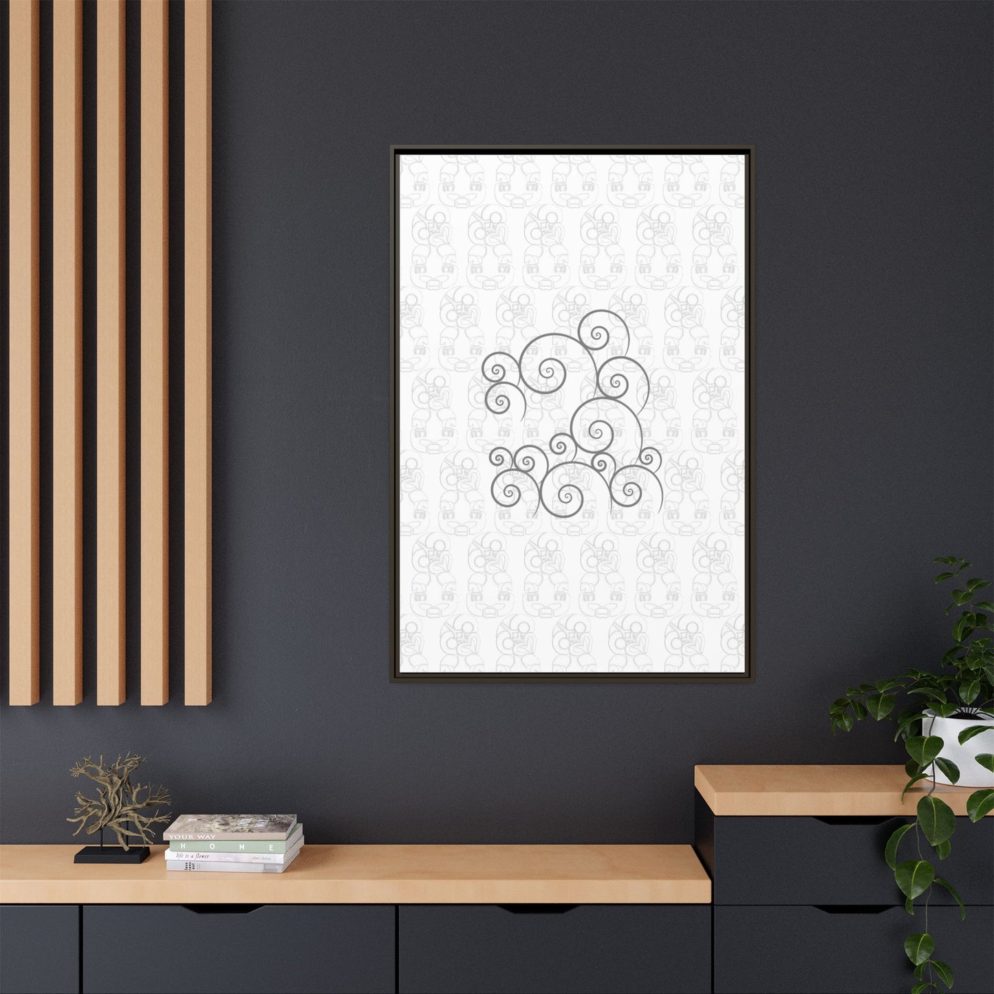 Hei Tiki Abstract Swirl