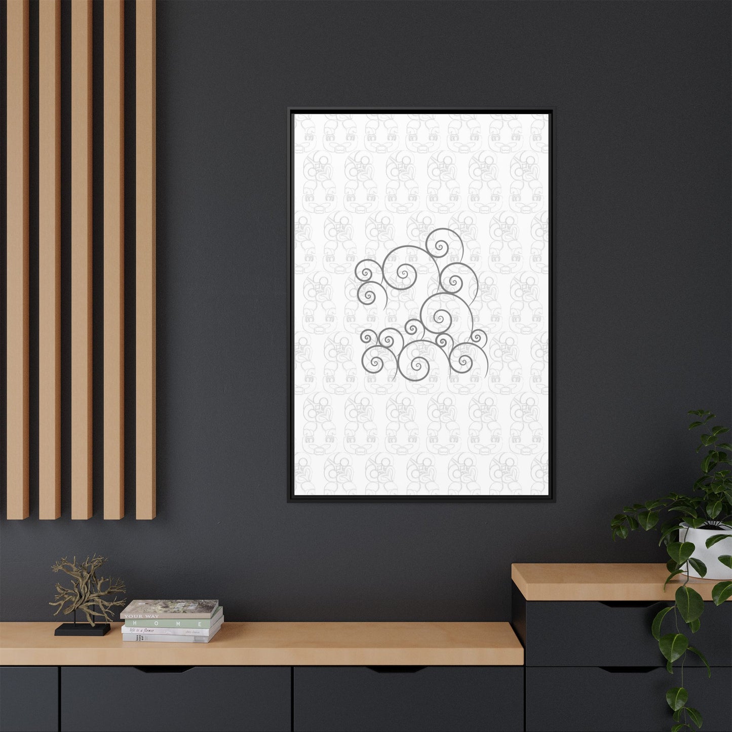 Hei Tiki Abstract Swirl